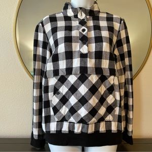 L.L. Bean Signature Buffalo Check Pullover XS